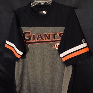 Giants jersey shirt size L. True fan series. Black & Orange.